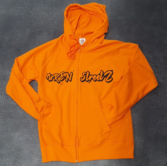 Youth Zip-Up Hoodie Orange